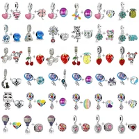 2022 summer new european american style dream balloon house cute octopus double love pendant charms childrens bracelet jewelry