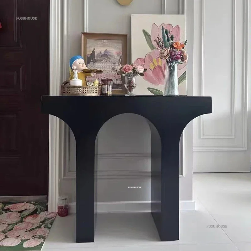 Французский простой консольный столик украшение для коридора отеля настольный