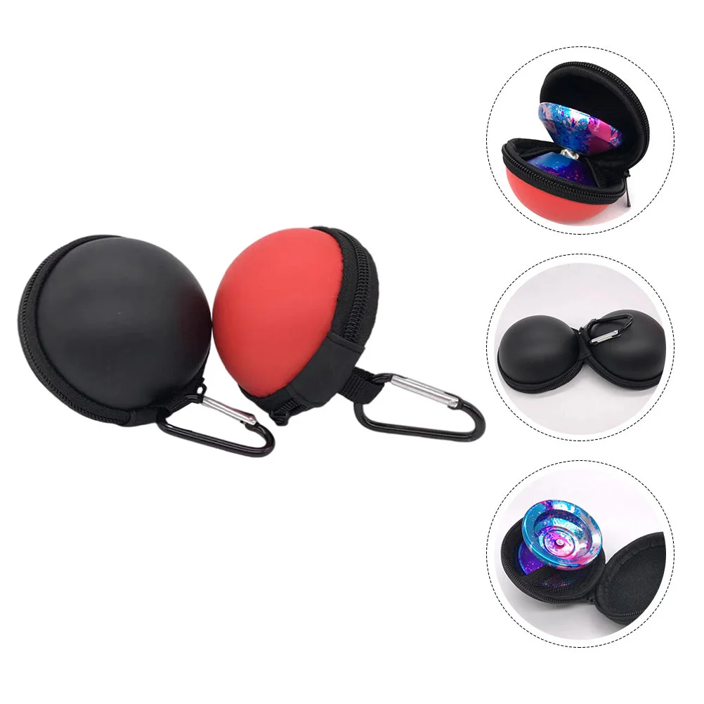 

2Pcs Yo-Yo Ball Cases Yo-Yo Ball Pouches Toy Storage Boxes Yo-Yo Waist Pouches