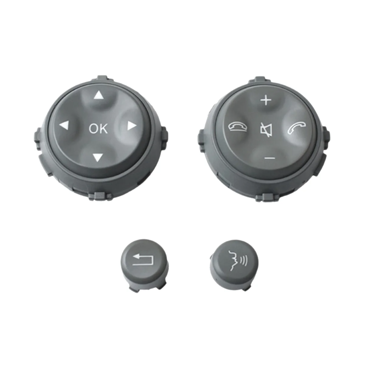 

For Car Multifunction Steering Wheel Button for for W221 S-Class S280 S300 S350 S400 Grey