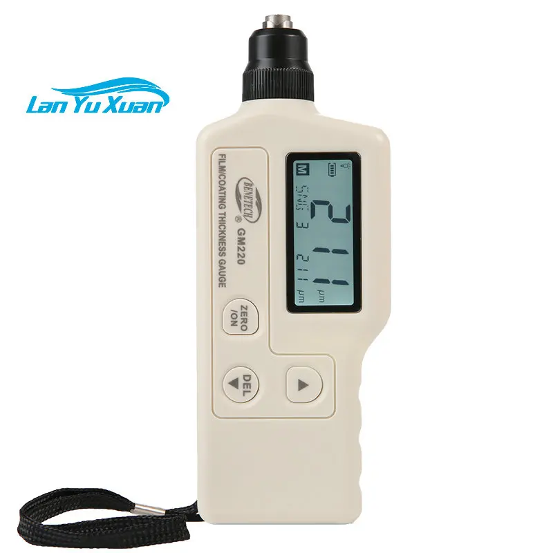 

GM220/GM280F Digital Display Coating Thickness Gauge, Electroplating Coating, Automotive Paint Film Thickness Gauge