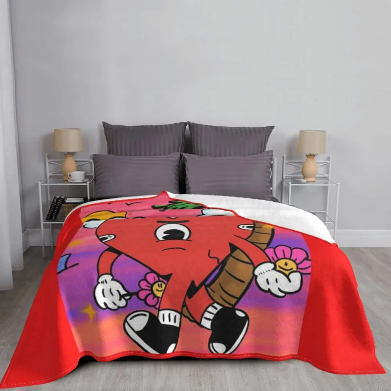 

Un Verano Sin Ti Blankets Fleece Spring/Autumn Pop Music Bad Bunny Singer Warm Throw Blanket for Bedding Travel Bedspreads