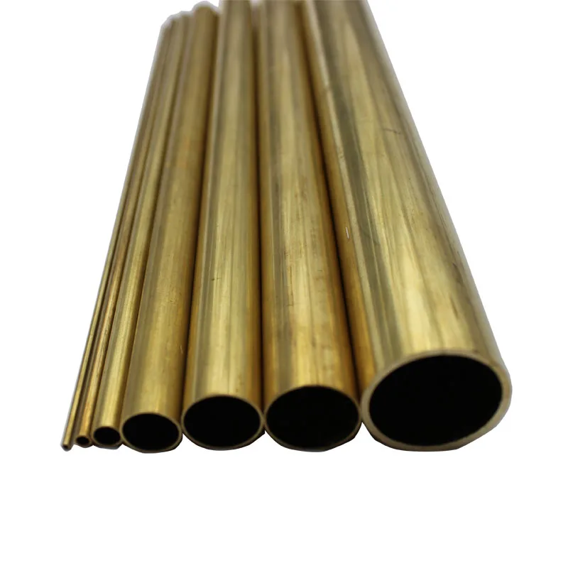 Купи Brass Round Pipe Tube Tubing 1mm 1.5mm 2mm 2.5mm 3mm 36mm 38mm 40mm 45mm 48mm 50mm 55mm 200mm за 698 рублей в магазине AliExpress