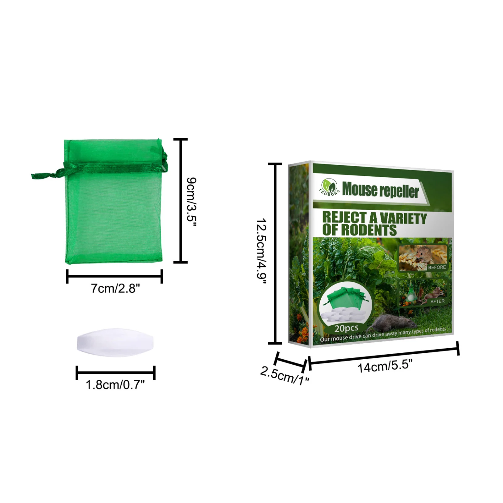 Отпугиватель мышей натуральный безвредный сильный Репеллент для крыс