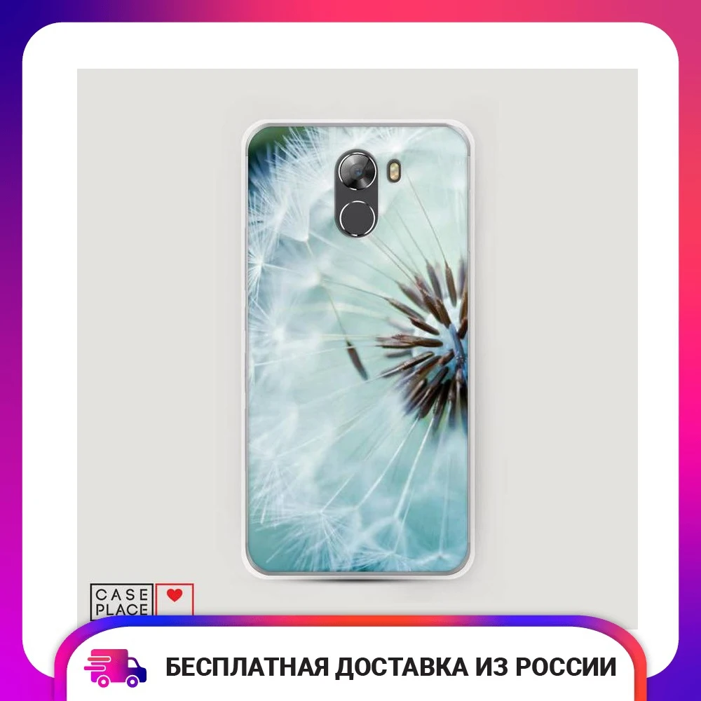 Чехол Силиконовый для Wileyfox Swift 2 Пух одуванчика защитная накладка бампер тонкая