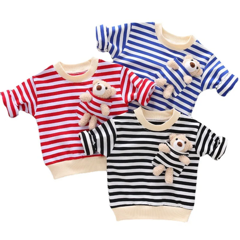 

Новое поступление, весенне-осенние свитшоты для мальчиков и девочек, Лидер продаж, детская одежда с принтом, спортивные рубашки с длинным ру...