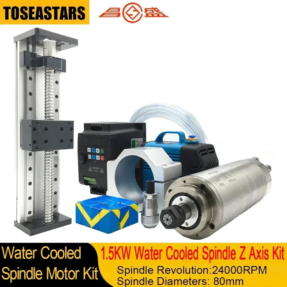 Шпиндель с водяным охлаждением 1 5 кВт