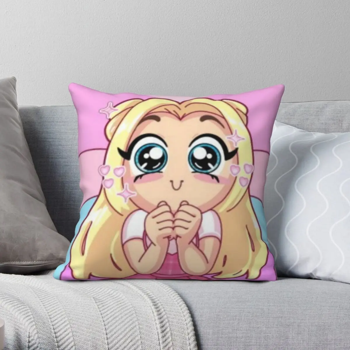 

Декоративный чехол для подушки из полиэстера и льна, на молнии