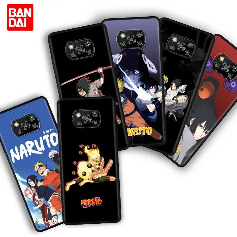 

Naruto Manga Anime Case for Xiaomi Poco X3 NFC F3 M3 11t 11 Lite Ultra Redmi Note 10s 10t Pro 5G Luxury Silicone Cover Full Soft
