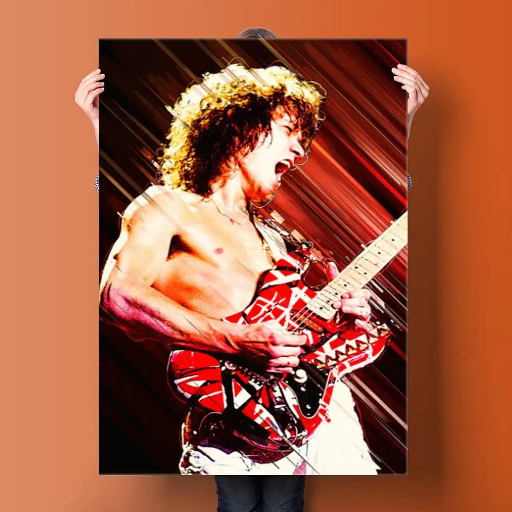 Декоративный художественный плакат Эдди ван Халена настенный