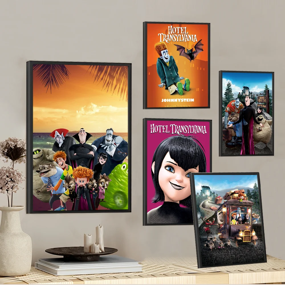 Плакат с рисунком H-Hotel T-Transylvania высококачественная цифровая печать на белой
