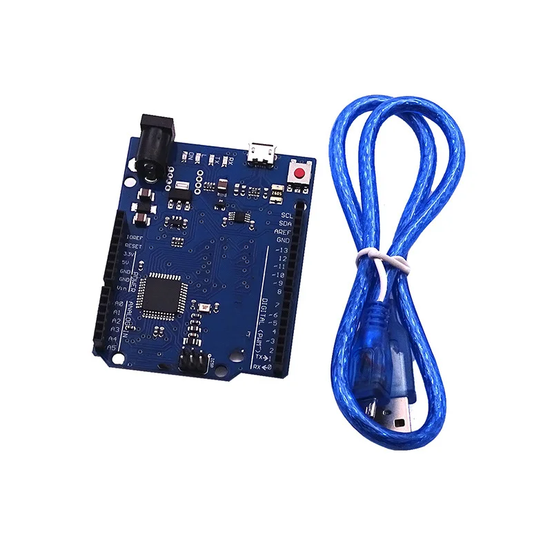 

Макетная плата Leonardo R3 + USB-кабель ATMEGA32U4 для Arduino