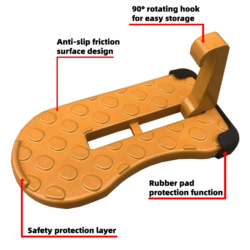 Универсальная Пряжка для замков на крышу автомобиля складная ножная педаль
