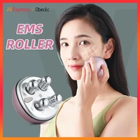 3d facial massage ems roller face lifting machine microcurrent face lift massage wrinkle remove tighten anti wrinkle beauty tool