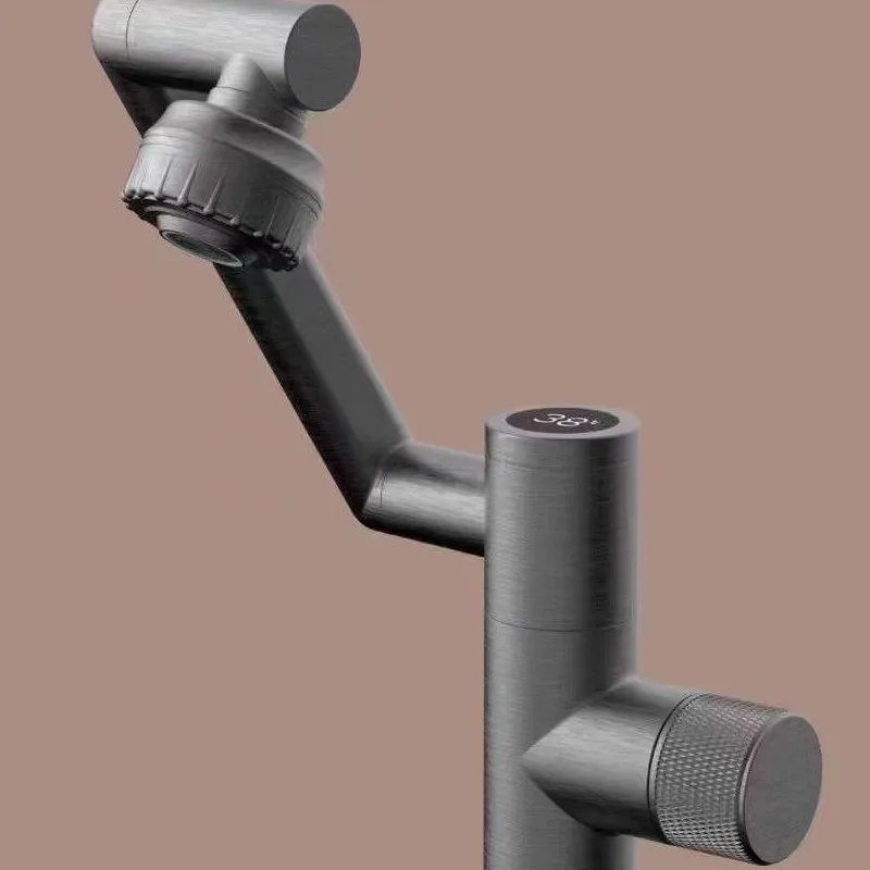 

сумка кран смеситель смеситель для ванной Смеситель для ванной комнаты, смеситель для раковины, полностью медный, цифровой, Φ, смеситель для холодной и горячей воды, для кухни и ванной комнаты, вращение на 1080 °