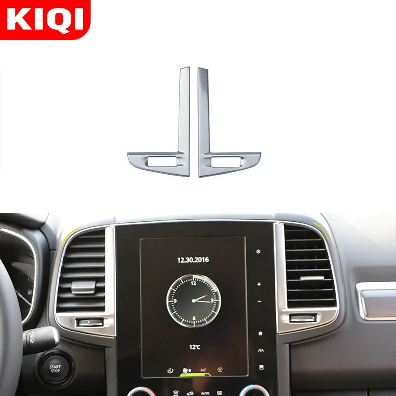 

Stainless Steel Car Air Vent Adjustment Knob Cover Trim Sticker For Renault Koleos Samsung QM6 2016 - 2020