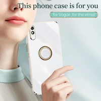 6d electroplated soft phone case straight side for xiaomi redmi 9 9a phone case
