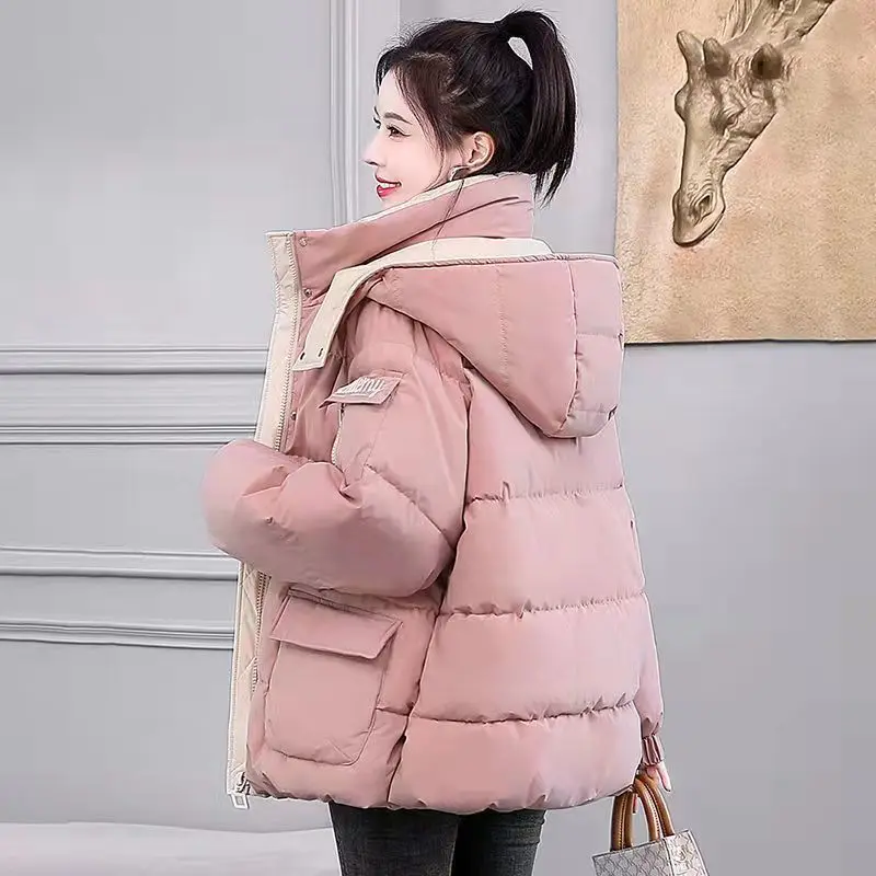 Down cotton-padded jacket women's autumn and winter wear new cotton-padded jacket short style padded jacket thick bread jackets