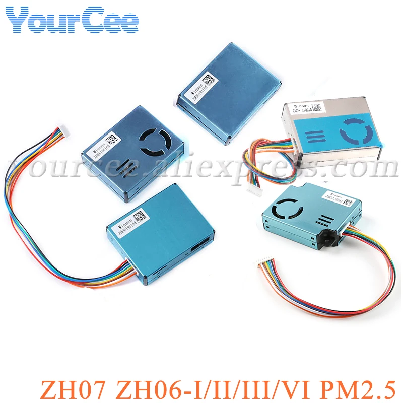 

ZH07 ZH06 ZH06-I/II/III/VI PM2.5 Laser Dust Sensor Module High Precision Air Quality Detection Sensor Module Serial Port PWM