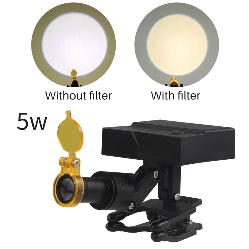 Беспроводные профессиональные технические стоматологические лупы 5 Вт с