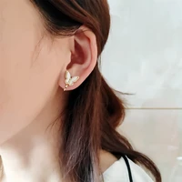 korean fashion mini butterfly earrings for women vintage animal wings acrylic ear stud earrings brincos statement jewelry gifts