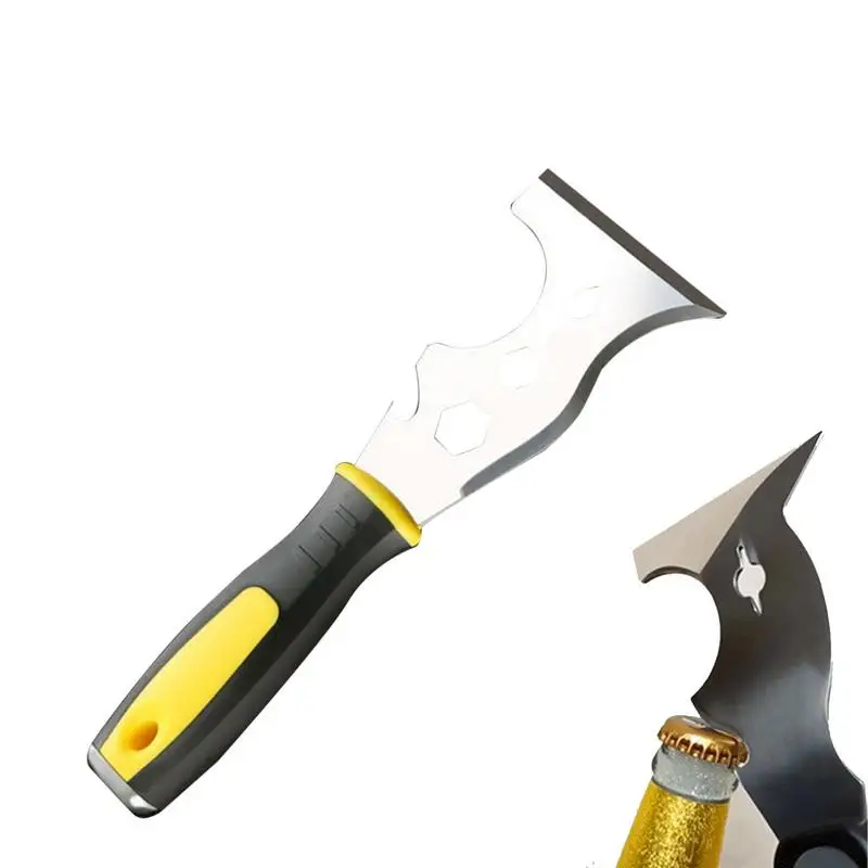 

7 In 1 Spackle Knife Caulk Removal Tool Multi Purpose Drywall Putty Knives Steel Spackling Knives For Drywall Spatula Painters