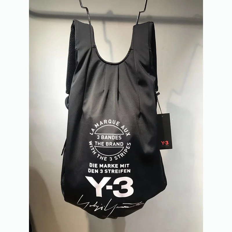 

Новинка, рюкзак Y-3 Y3 Yohji Yamamoto, серия с подписью, популярный рюкзак для фитнеса, школьный рюкзак, модные бренды для пар