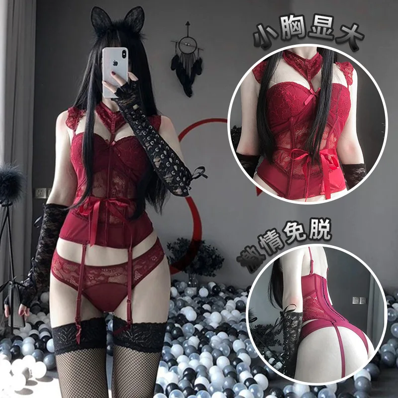 

The new sexy lingerie body-hugging keel ma3 jia3 steel padding does