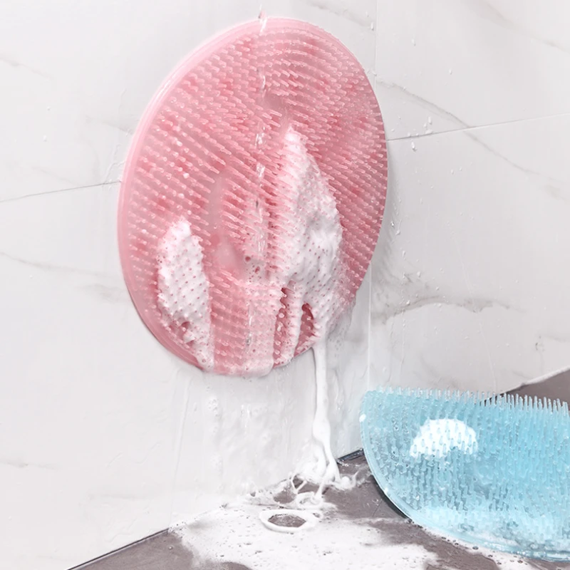 Силиконовый скраб для ванны щетка мытья ног Противоскользящий коврик на