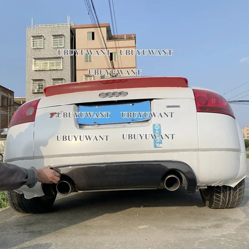 Диффузор для заднего бампера из углеродного волокна спойлер Audi TT 8N 2004 2005 2006 Sport Coupe