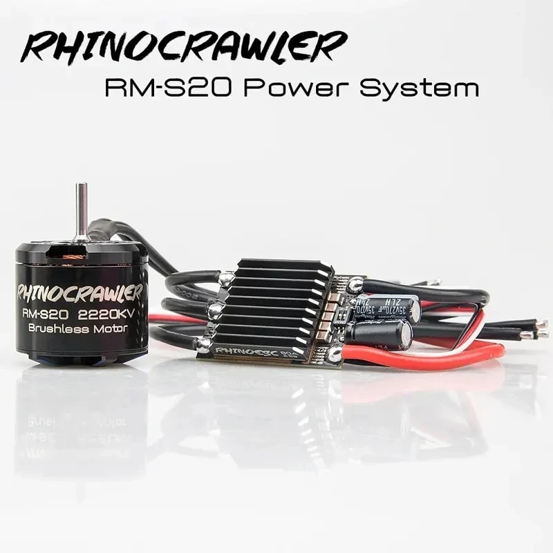 RHINO ESC 40A-S12 80A-S20 AM32 RC Автомобильный гусеничный Бесщеточный двигатель Porwer Systemm для