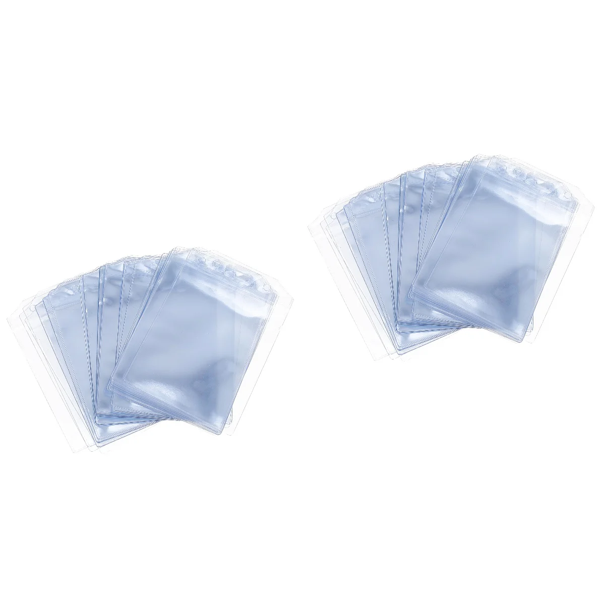 

100 шт., прозрачные защитные этикетки для рабочего удостоверения