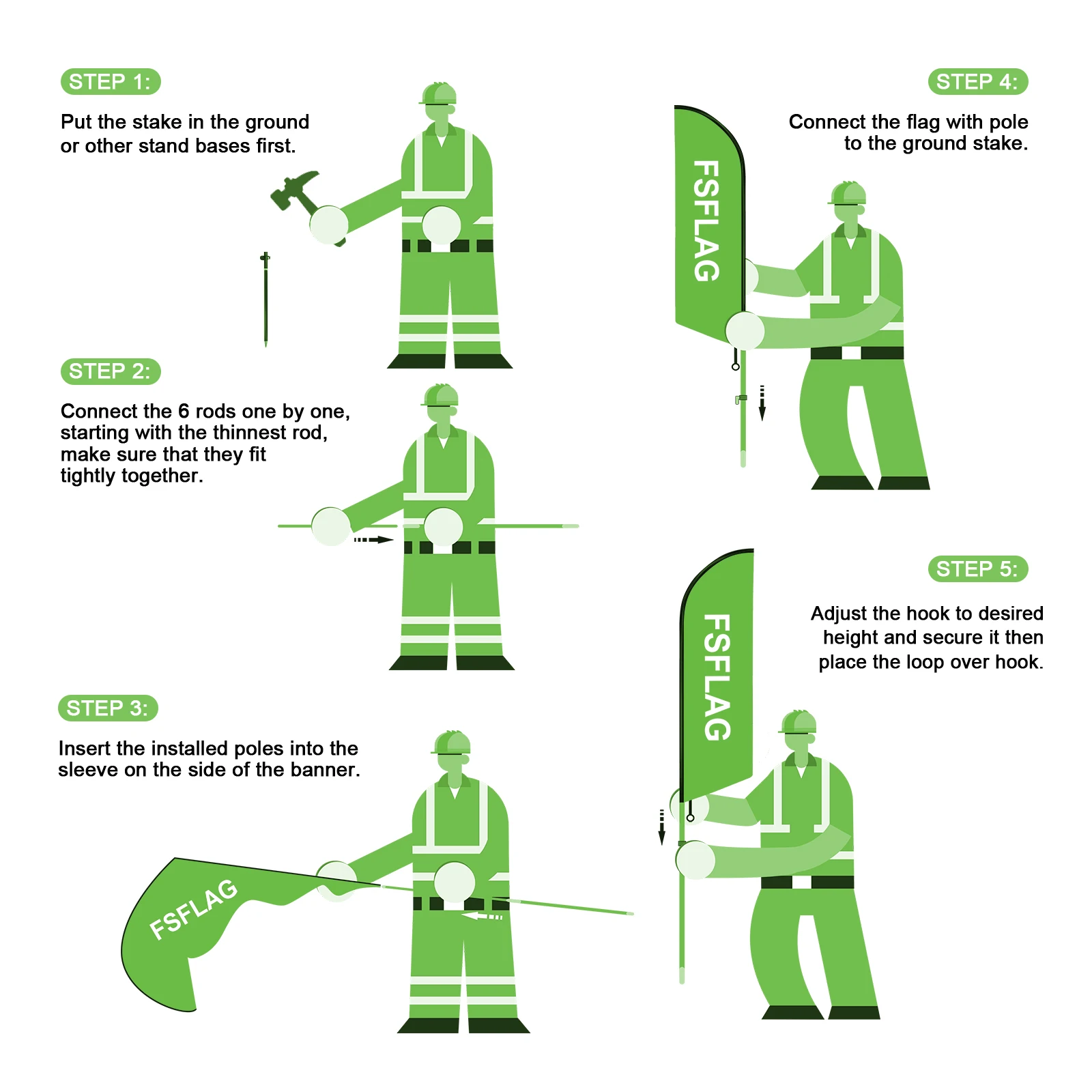 FSFLAG 1 шт. 280 см флаг с перьями арбуза флагштоком рекламный наружный баннер