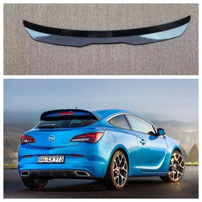 

Rear Roof Lip Spoiler For Opel Astra H OPC VXR 2005-2010 Roof Spoiler Gloss Black Accessories Body Kit ABS Plastic Car Rear Wing