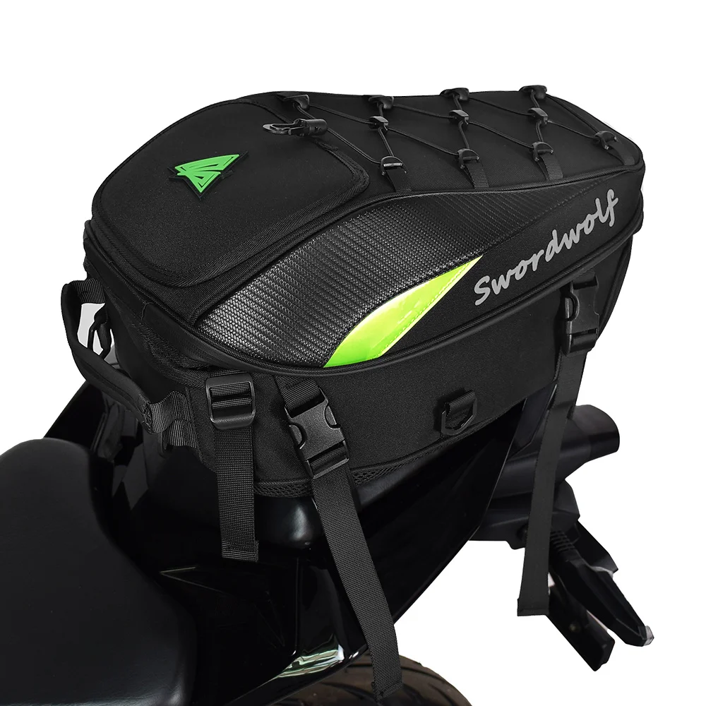 

Водонепроницаемая мотоциклетная седельная сумка MOTOCENTRIC большого размера, сумка на заднее сиденье шлема, мотоциклетный дорожный рюкзак, мно...