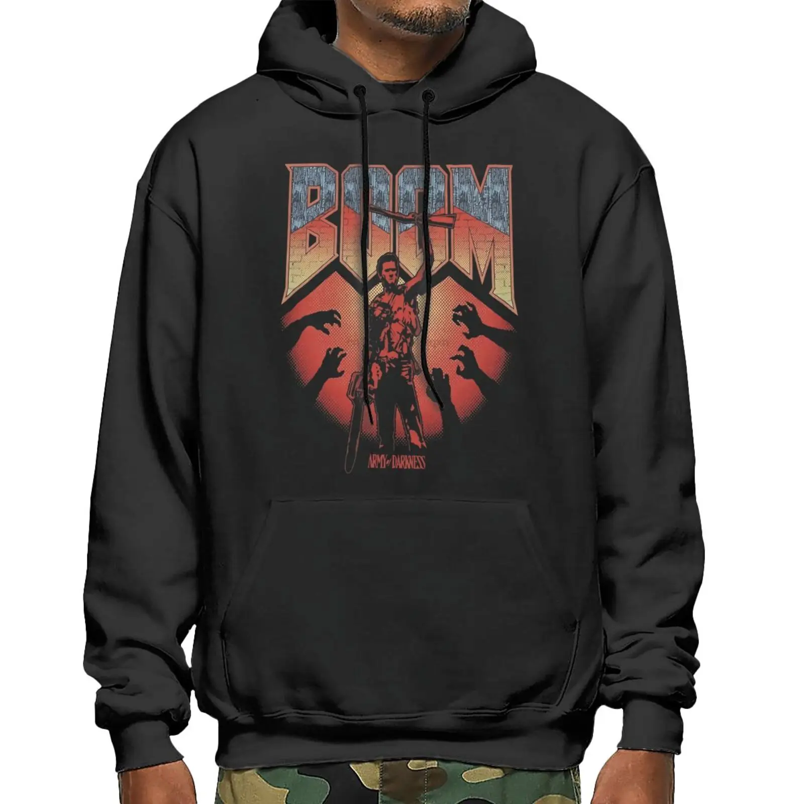 

Authentic Army Of Darkness Boom Ash Hoodie Sweaters For Men Oversize Men's Mantle Woman Clothes Men's Clothing Harajuku Hoodie