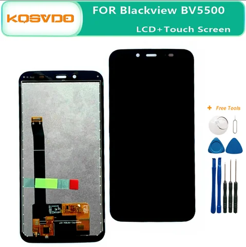 Новый оригинальный ЖК-дисплей с сенсорным экраном, ЖК-экран для Blackview BV5500 BV5500 Pro BV5500 Plus, запасные части, 3M, на клейкой основе