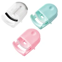 1pc new plastic mini portable eyelash curlers eye lashes curling clip false eyelashes cosmetic beauty makeup tool