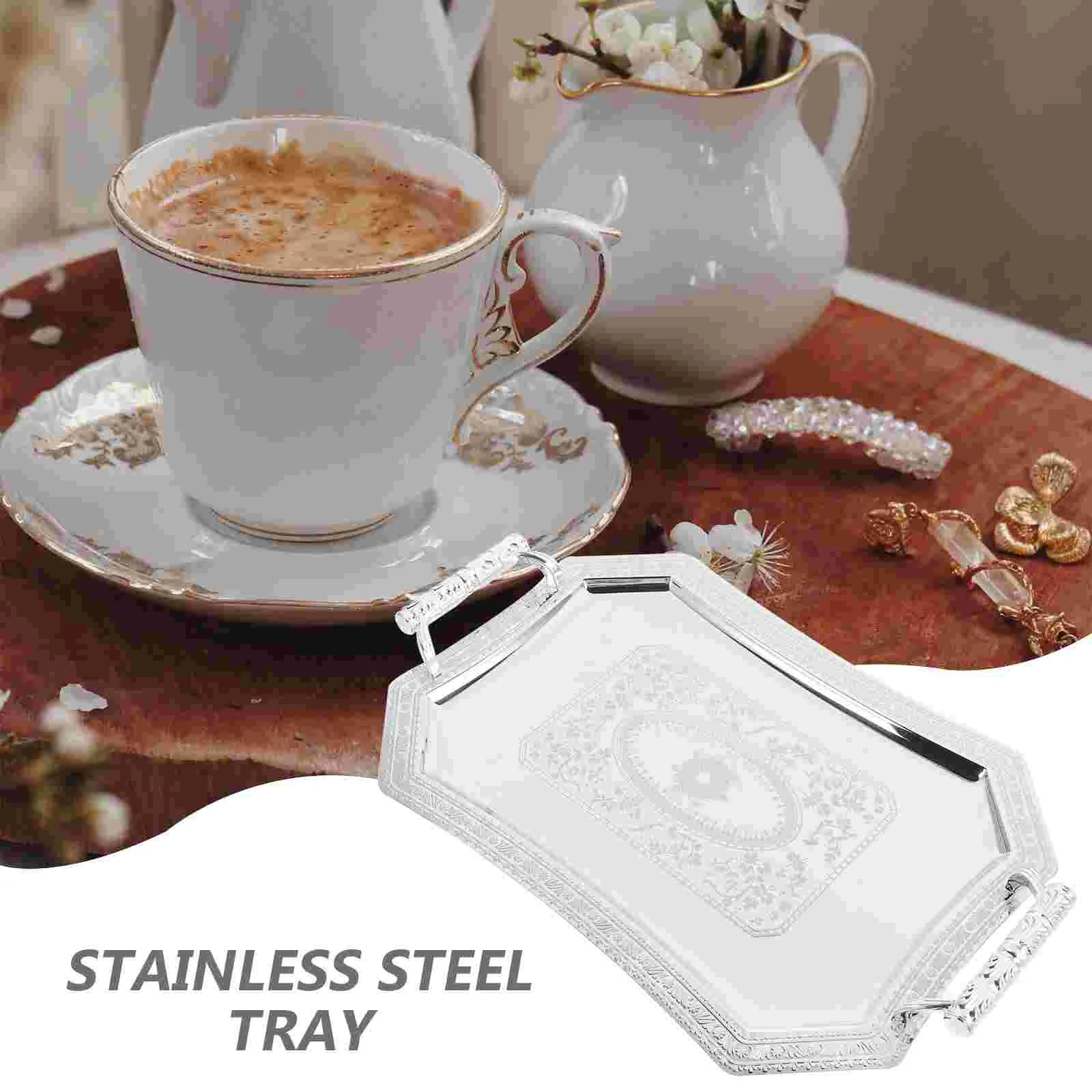 Поднос в европейском стиле бинауральная сервировка с ручками тарелка для