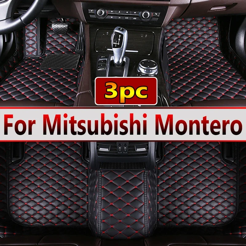 Автомобильные коврики для Mitsubishi Montero Outlander Airtrek CU ZE ZF 2001 ~ 2006 Кожаные Ковры