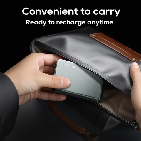 KUULAA Mini Power Bank 5000 мАч Магнитный беспроводной внешний аккумулятор с быстрой зарядкой для iPhone 16 15 14 13 Pro Max Magsafe Powerbank