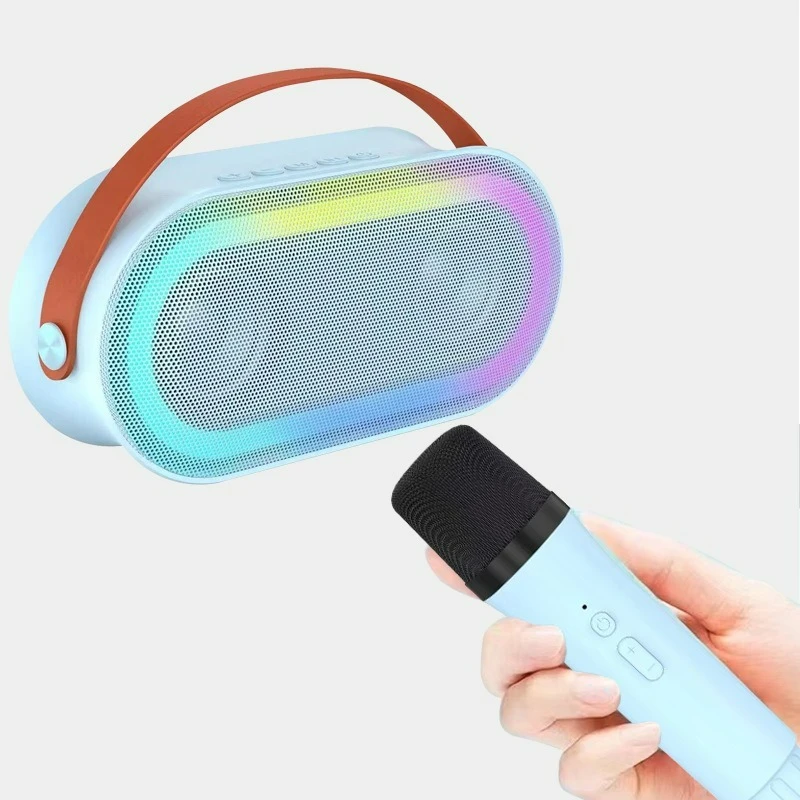 

P6 Karaoke Bluetooth Speaker Rechargeable Wireless Speaker With Microphone Home KTV Party TF Card Gifts for Children/adult