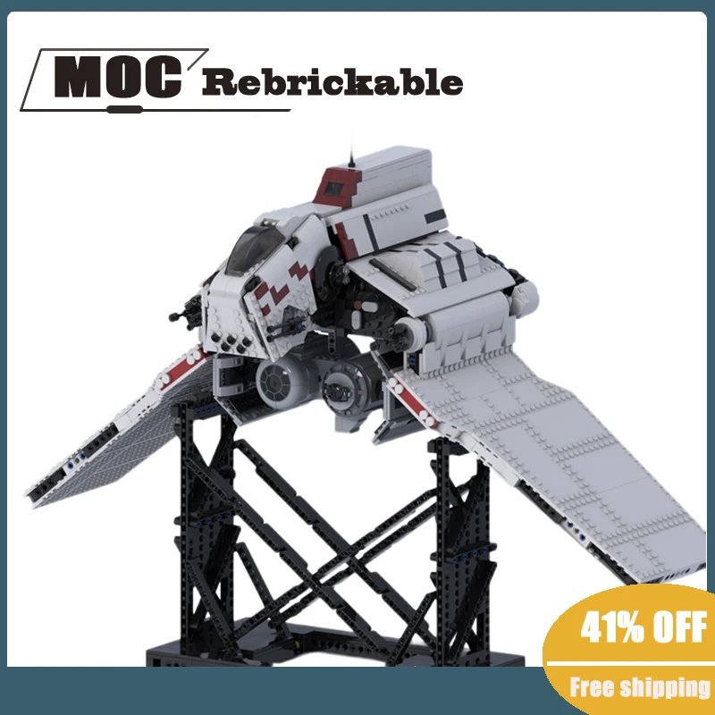 

NEW 2618PCS Famous Movie Scene TIE Bomber Block Shuttle Model DIY Children'sToy BirthdayGift Christmas Building Blocks MOC-69751