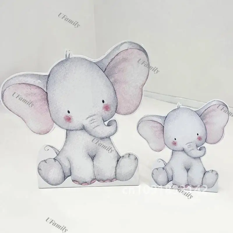 18/36 дюймов слон картонные животные джунглей KT доска вечерние вырезы DIY Декор для