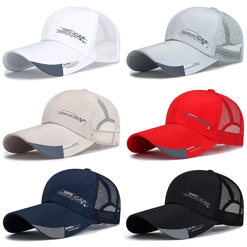 

2022 New Visor Mesh Baseball Cap for Women Men Peaked Cap Headgear Headwear Sun Hat Fashion Outdoor Classic Leisure