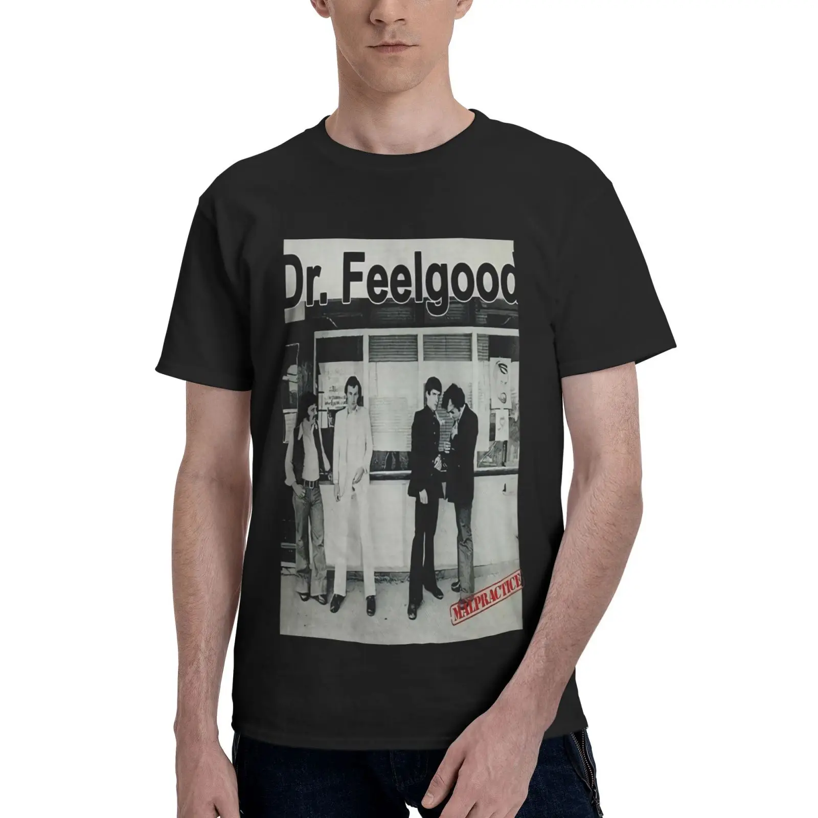 

Dr Feelgood T Shirt Clothes Men Graphic T Shirts Men's T-Shirts Men's T-Shirt Tshirt T-Shirts With Short Sleeves Men's Clothes