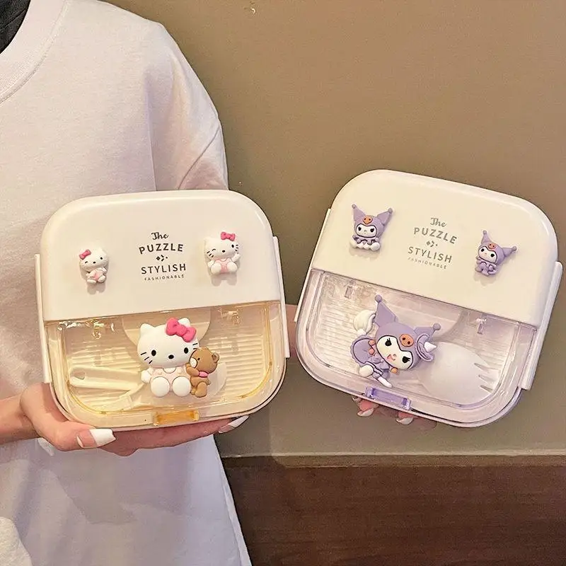 Ланч-бокс с героями мультфильмов Hello Kitty