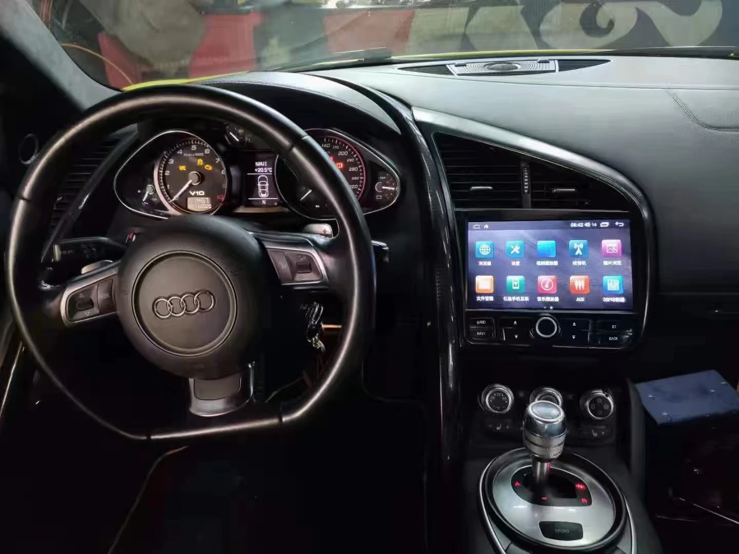 Экран Carplay для Audi R8 2007 2008 2009 2010 2011-2015 Радио Android Аудио Стерео Авто GPS Автомобильный