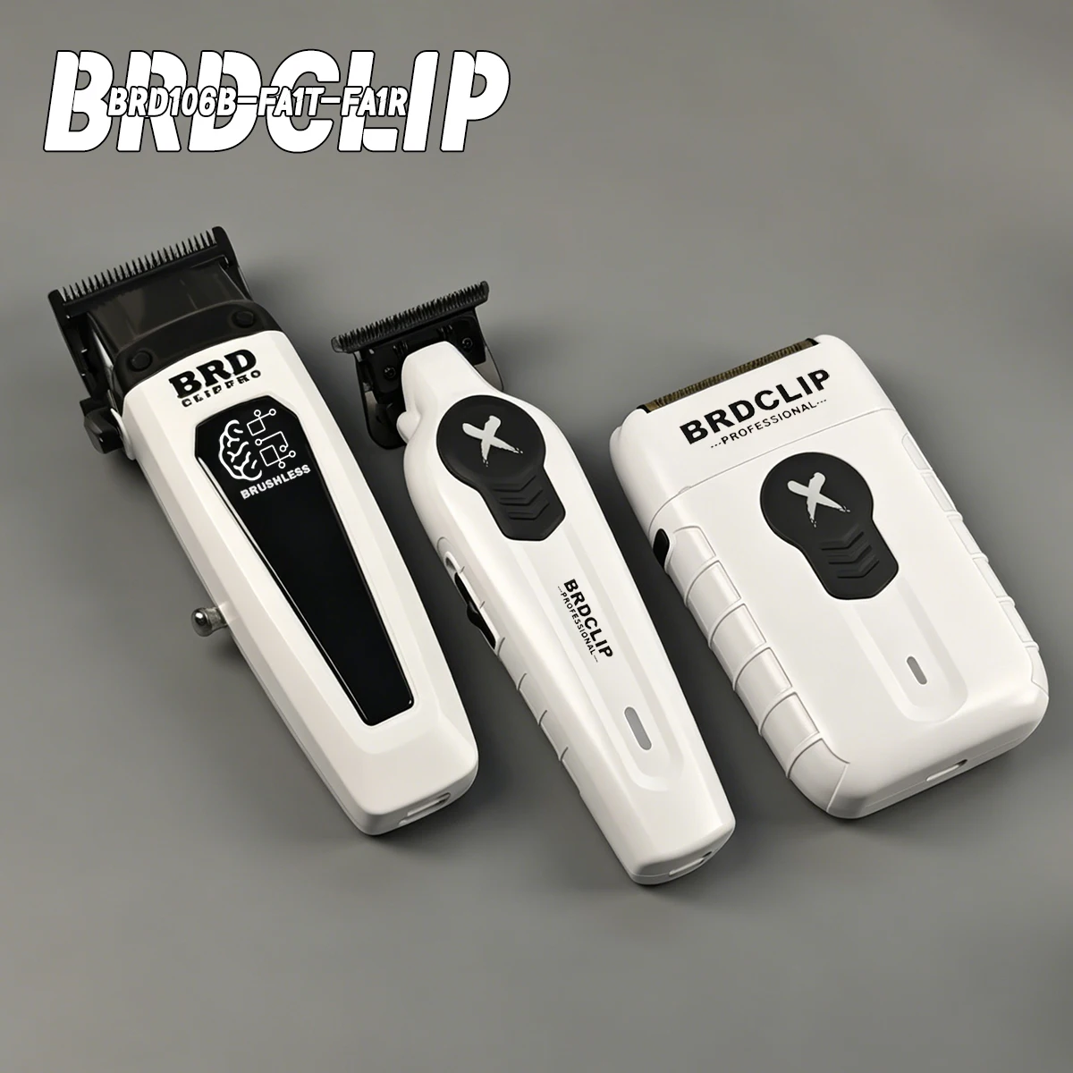 Фото Профессиональная машинка для стрижки волос BRDCLIP 106B FA1T FA1R с базовой масляной головкой-триммером для бритья и укладки волос для мужчин, инструмент для домашней стрижки №1