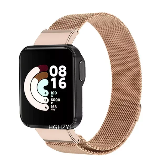 Milanese Magnetic strap For Xiaomi Mi Watch Lite 2 metal Magnetic Loop correa For Redmi watch 2 Wristband Brecelet Correa